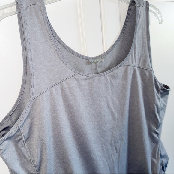 Athleta Record Breaker Womens White Workout Tank Top Sleeveless Sz Large - Picture 4 of 8